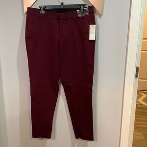 Ana Madeira wine ankle pant size 10